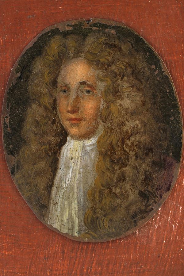 Scuola del XVIII secolo Ritratto di gentiluomo
