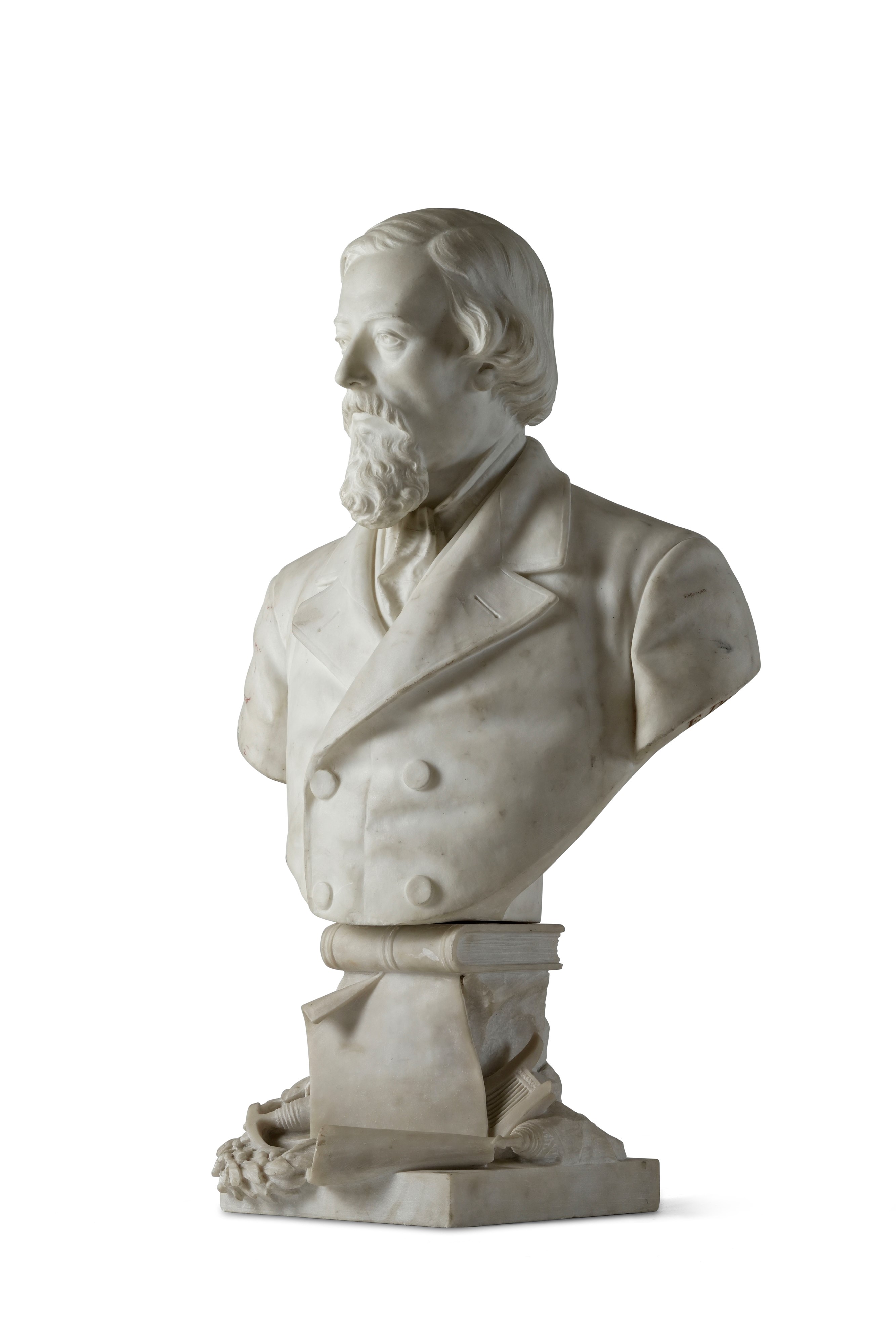 Arte italiana del XIX secolo. Firmato e datato "F. Dotto 1888" Goffredo Mameli (1827-1849)