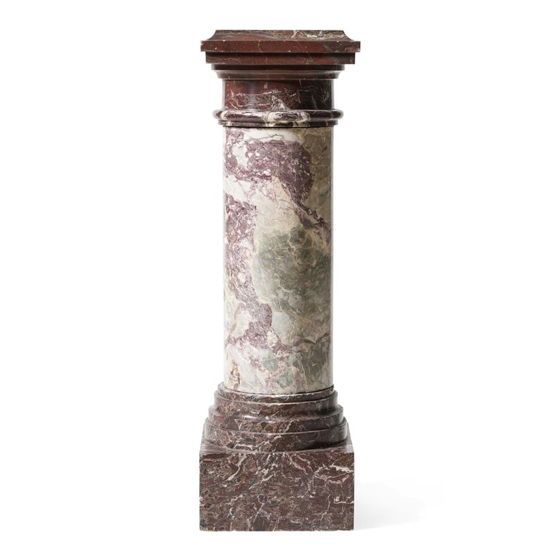 Colonna in marmo, XIX secolo  - Auction Italian Mansions - Cambi Casa d'Aste