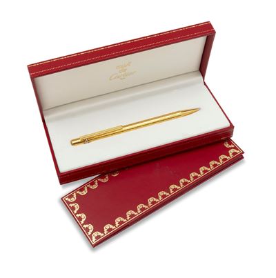 Penna Must de Cartier in metallo dorato
