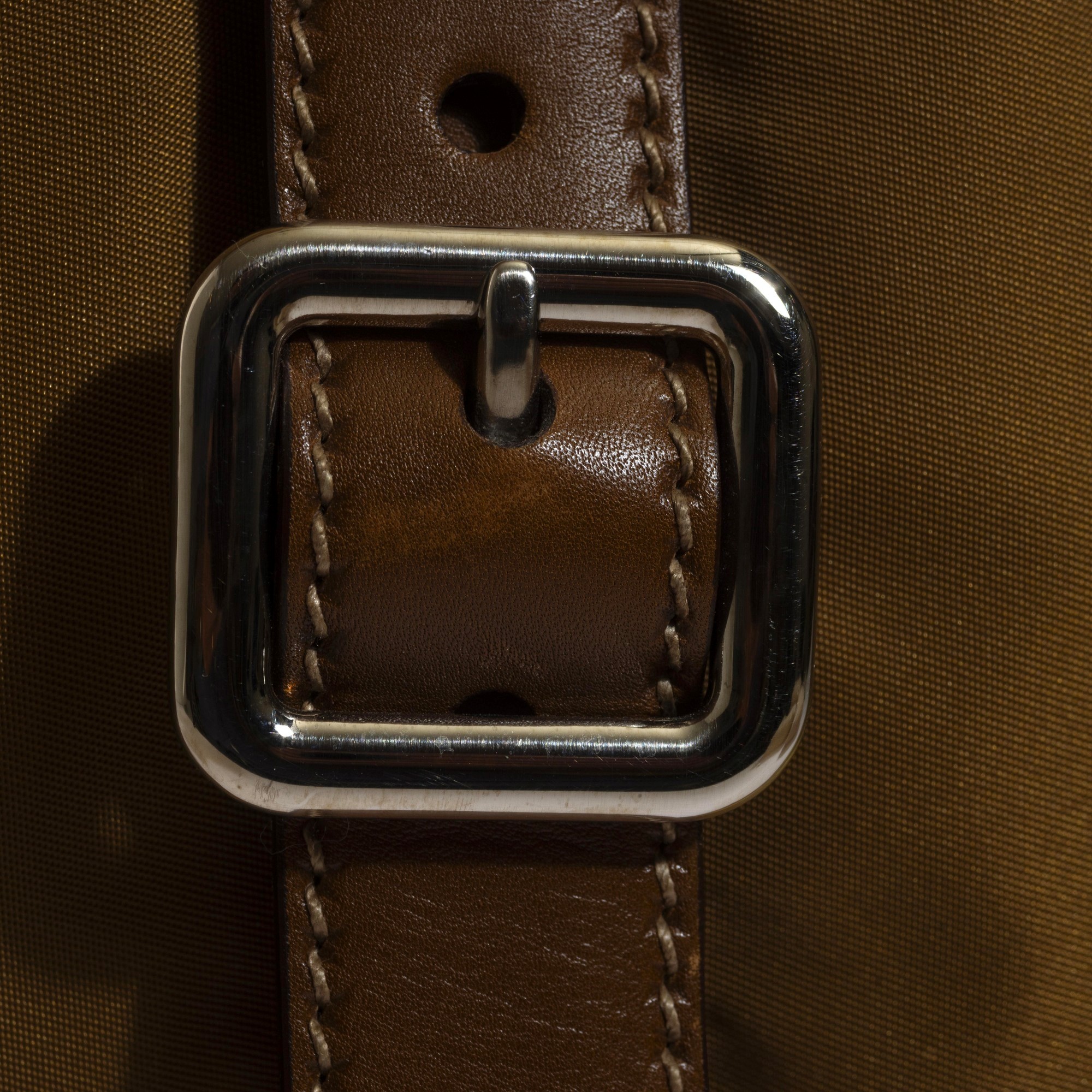 Prada - Borsa in nylon con inserti in pelle