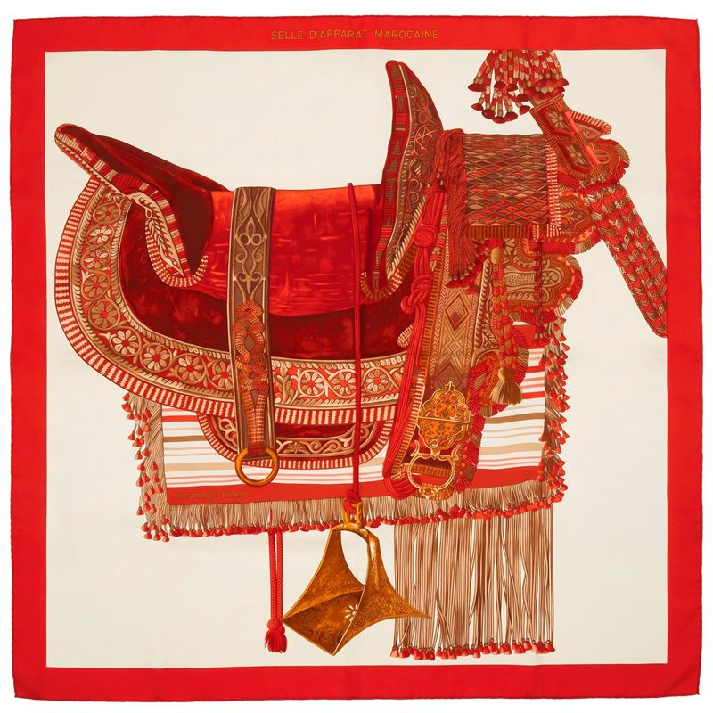 Foulard "Selle d’Apparat Marocaine"