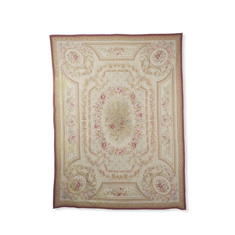 Piccolo punto, stile Aubusson, Cina inizio XX secolo  - Auction Italian Mansions - Cambi Casa d'Aste