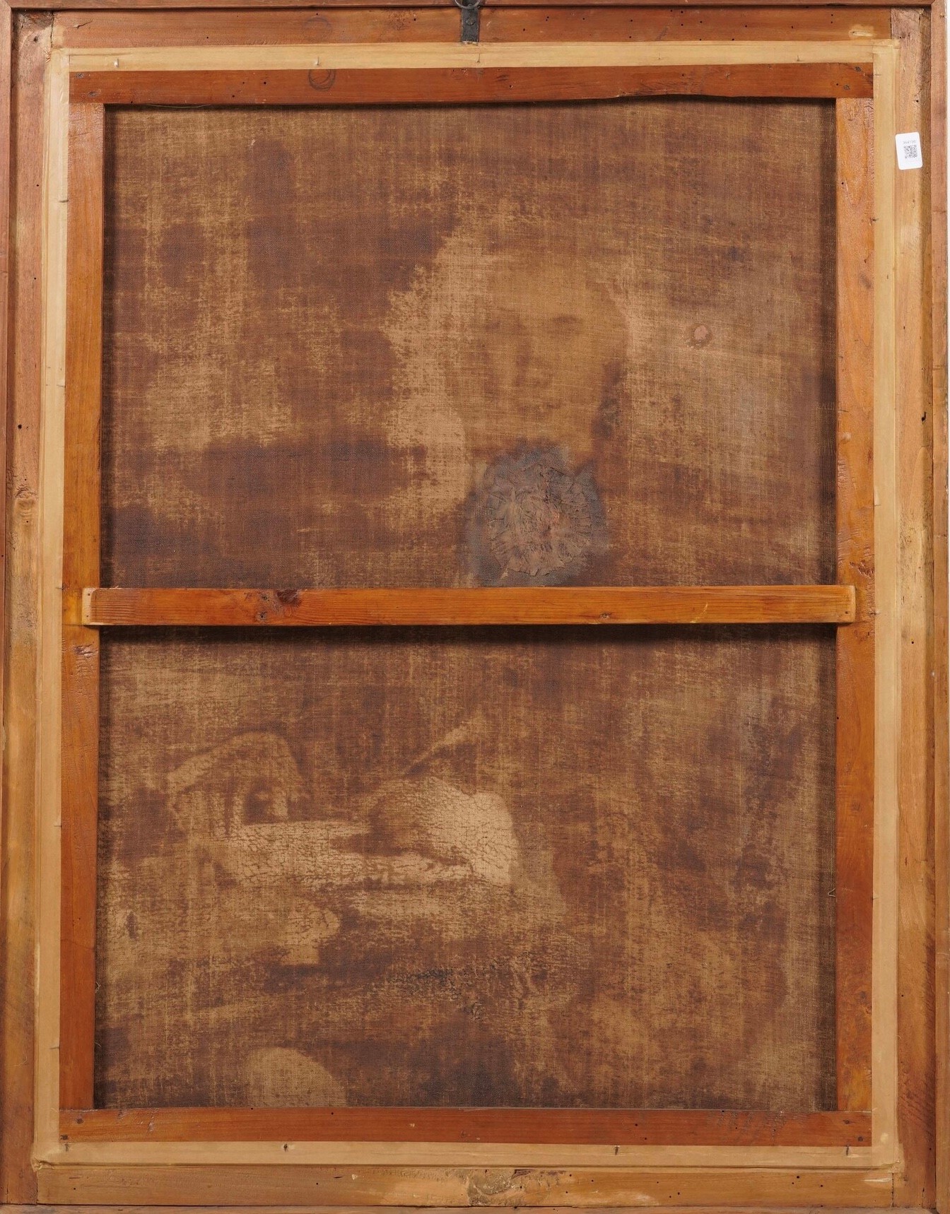 Scuola del XVIII secolo, Coppia di ritratti di coniugi, olio su tela