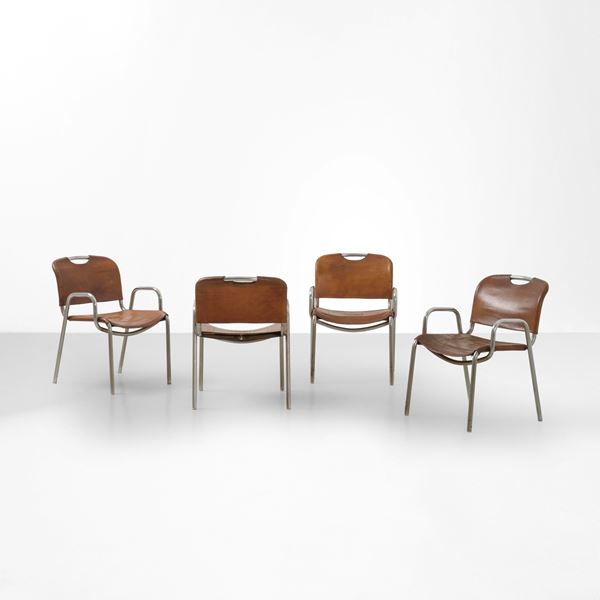 Achille Castiglioni e Marcello Minale - Quattro poltrone mod. Castiglia