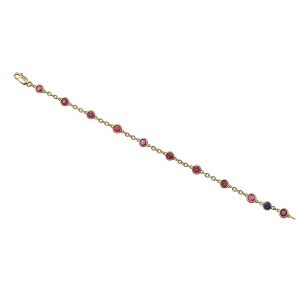Bracciale con piccoli rubini