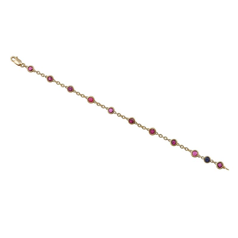 Ruby and gold bracelet  - Auction Jewels - Cambi Casa d'Aste