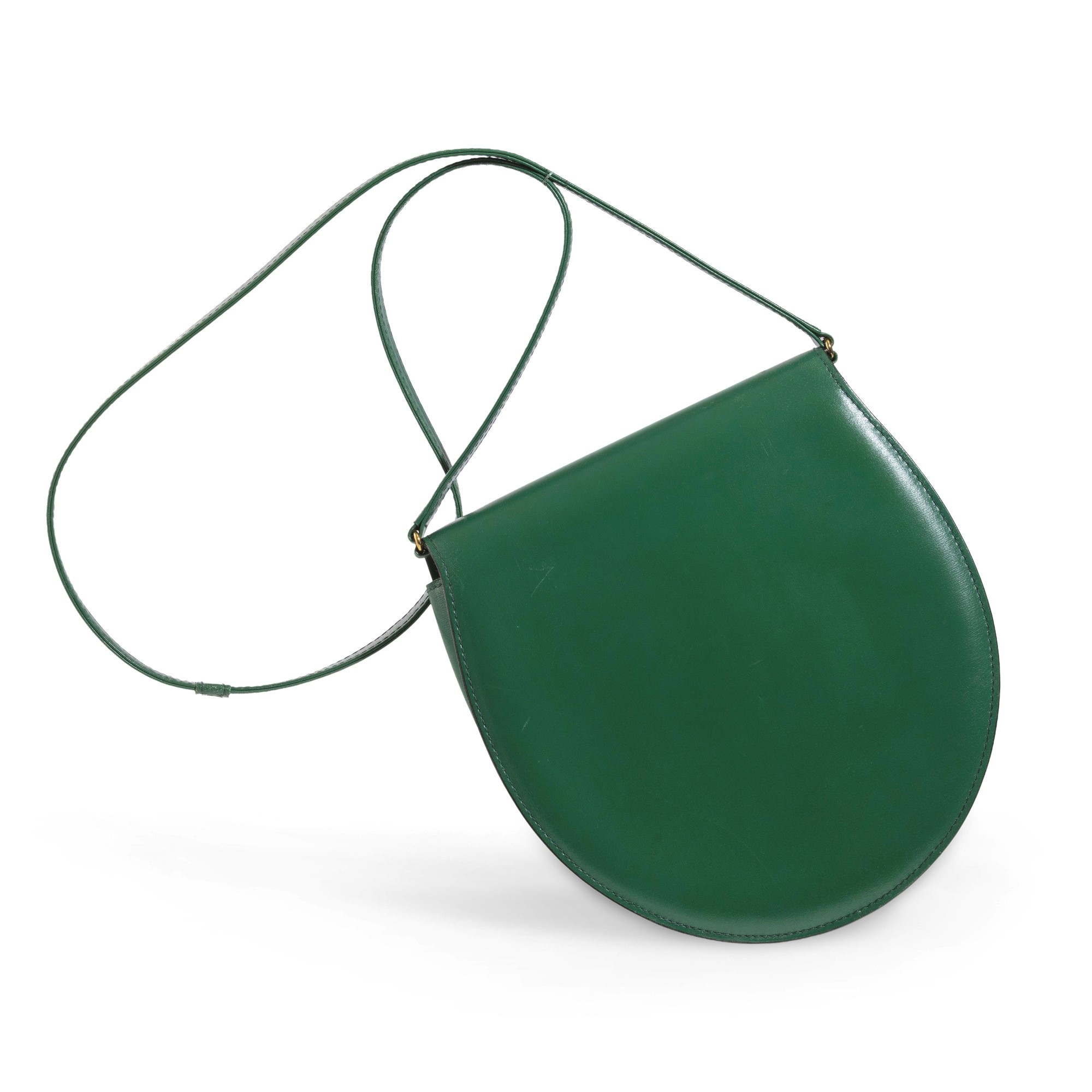 Gucci - Borsa in pelle verde con tracolla