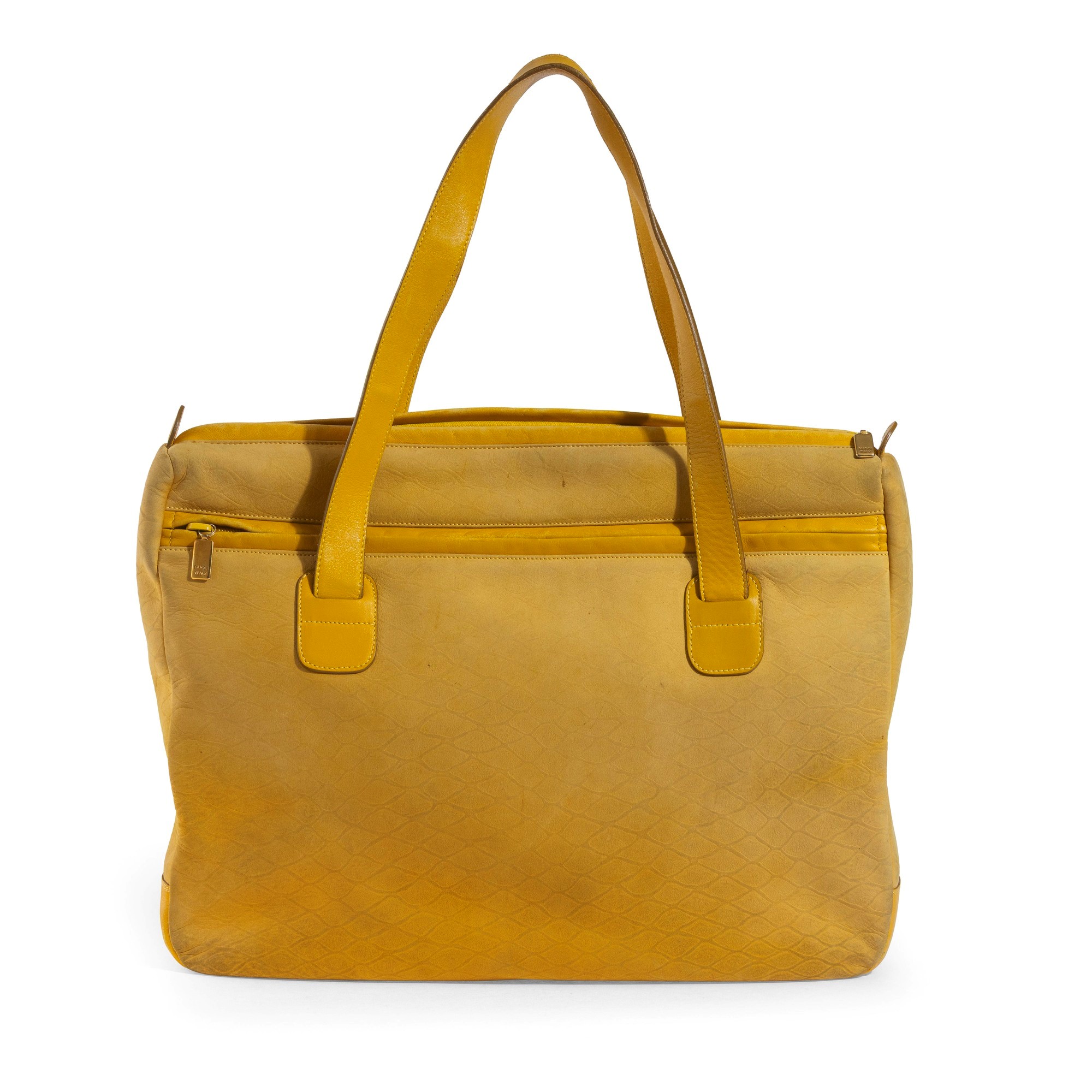 Gucci - Borsa in pelle scamosciata gialla