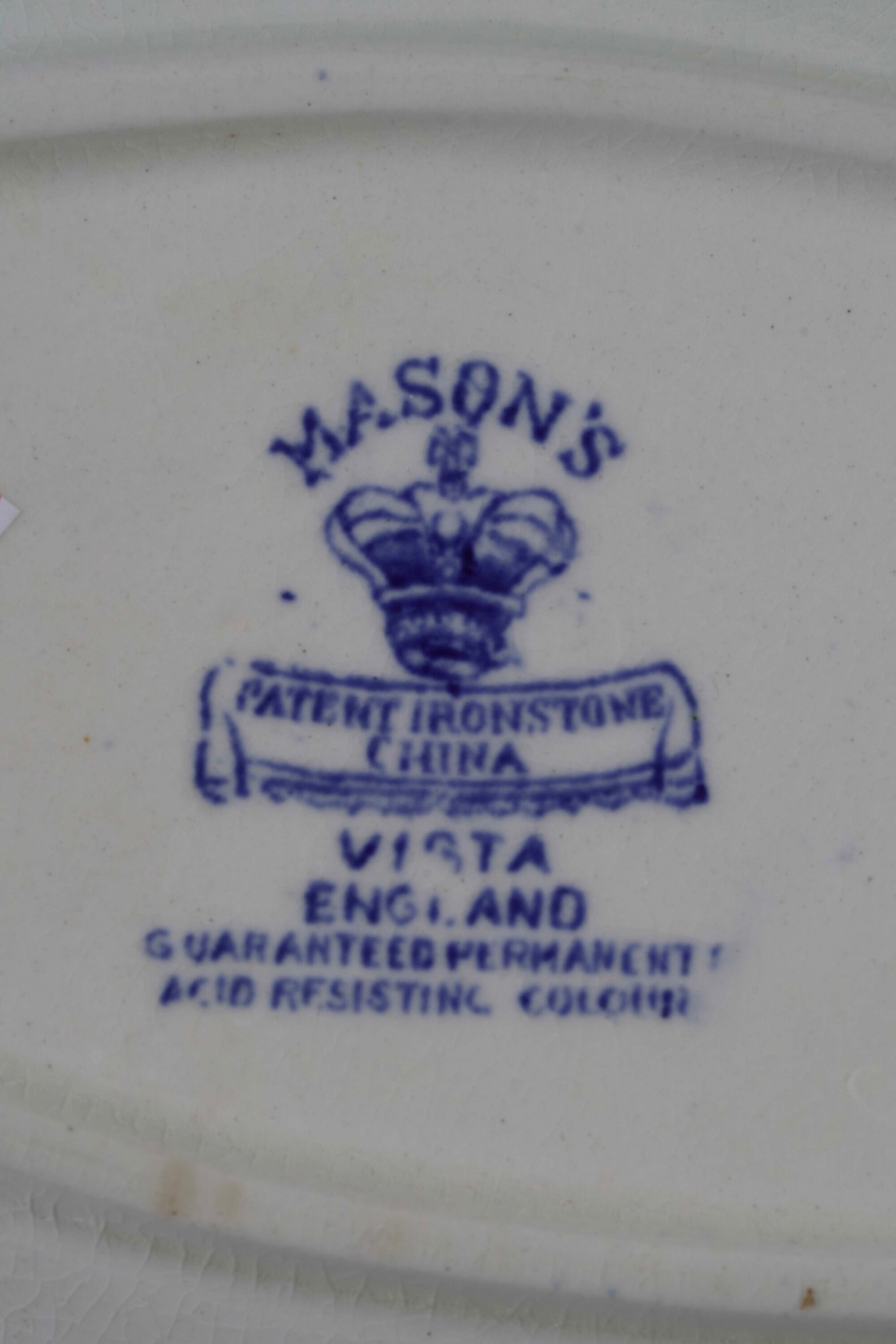 Servizio da tavola. Inghilterra, Manifattura Mason’s, XX secolo.