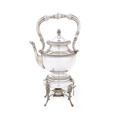 Castaudi & Gautero, Samovar in argento, argenteria artistica italiana del XX secolo