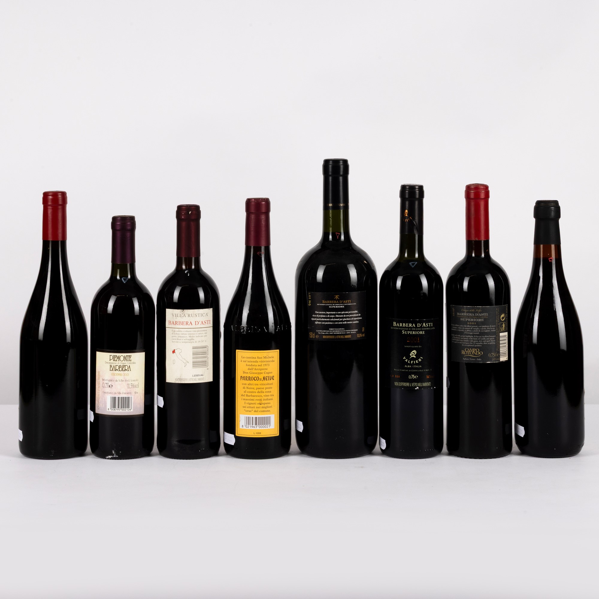 Barbera, Selezione Vini