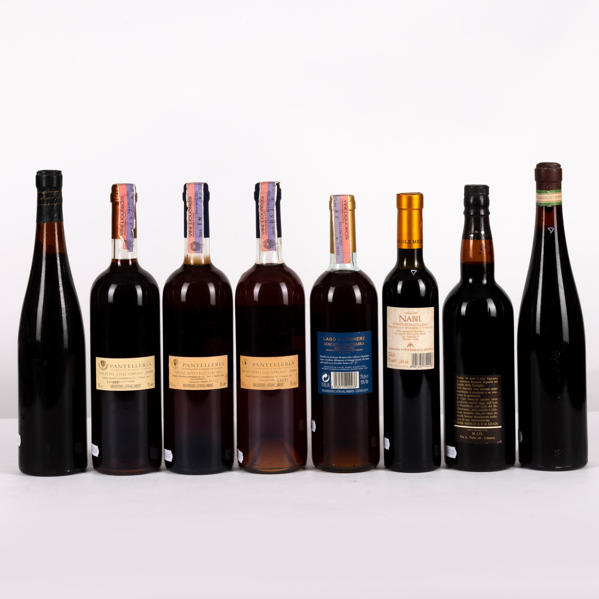 Passito Pantelleria, Selezione