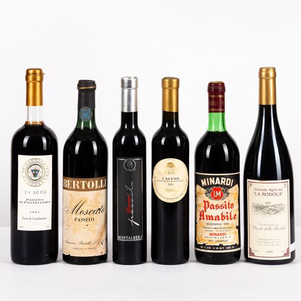 Passito, Selezione