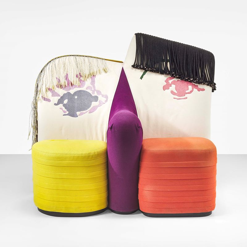 Gaetano Pesce : Divano luminoso mod. Us and Them  - Asta Fine Design - Cambi Casa d'Aste