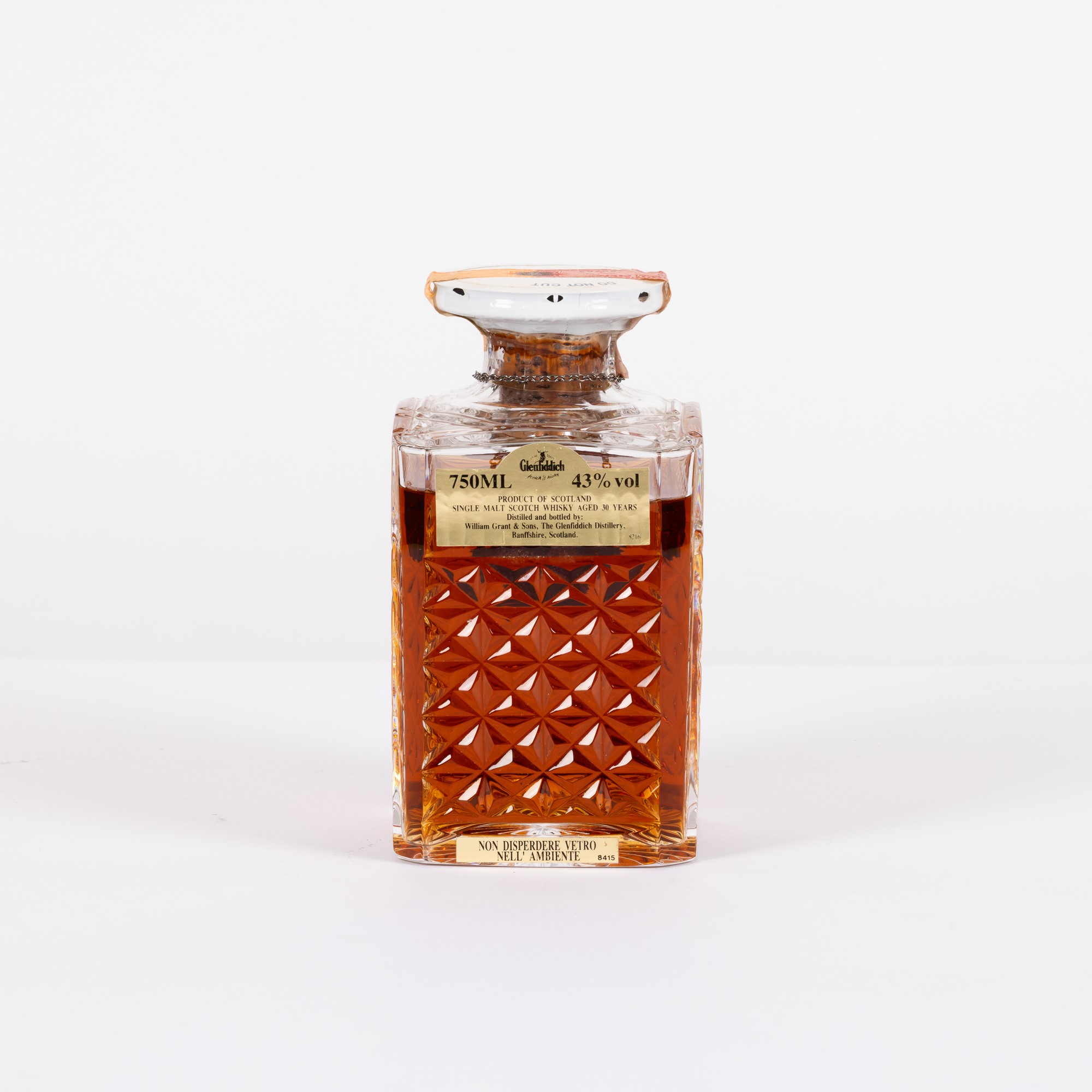 Glenfiddich Silver Decanter 30 Years, Pure Malt Whisky