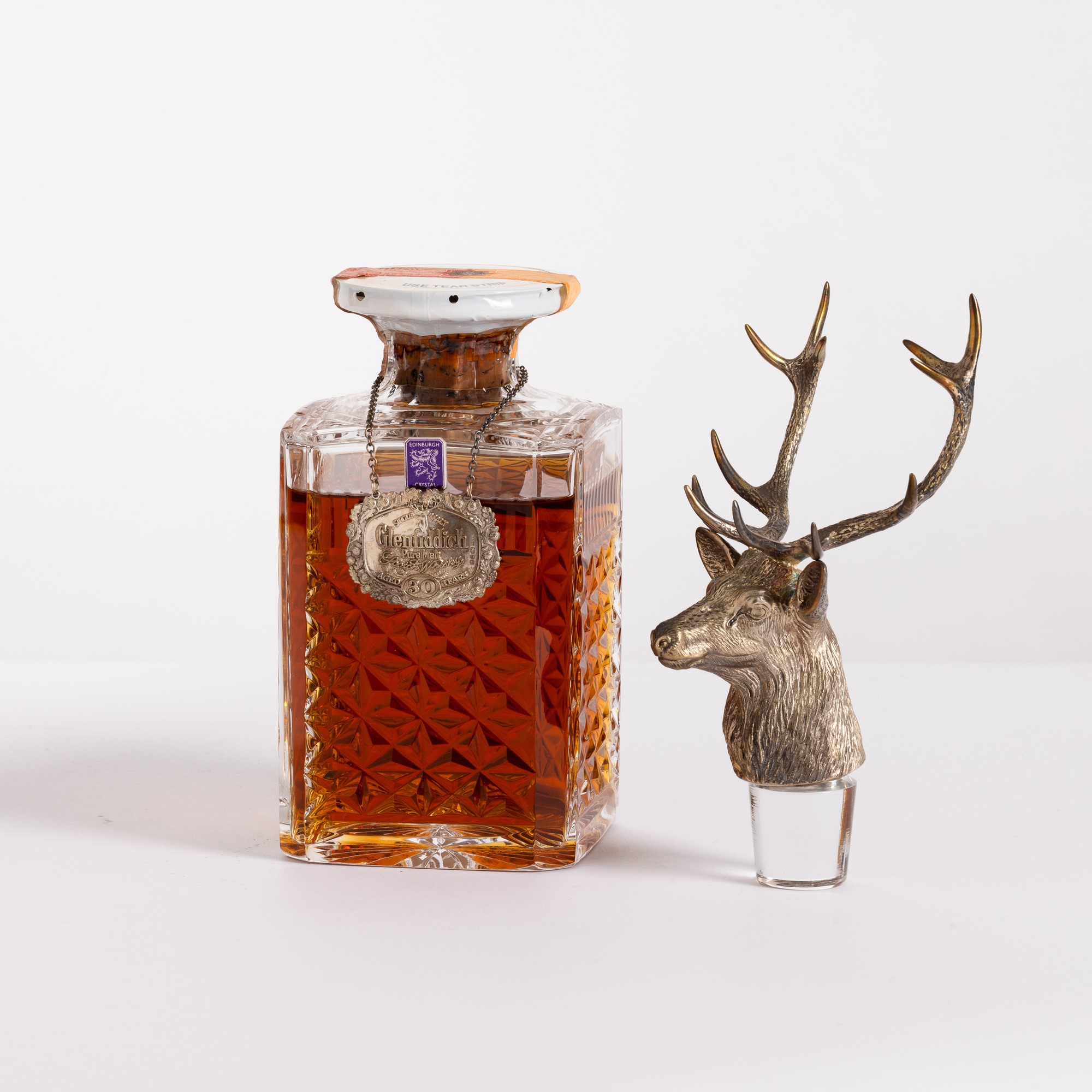 Glenfiddich Silver Decanter 30 Years, Pure Malt Whisky