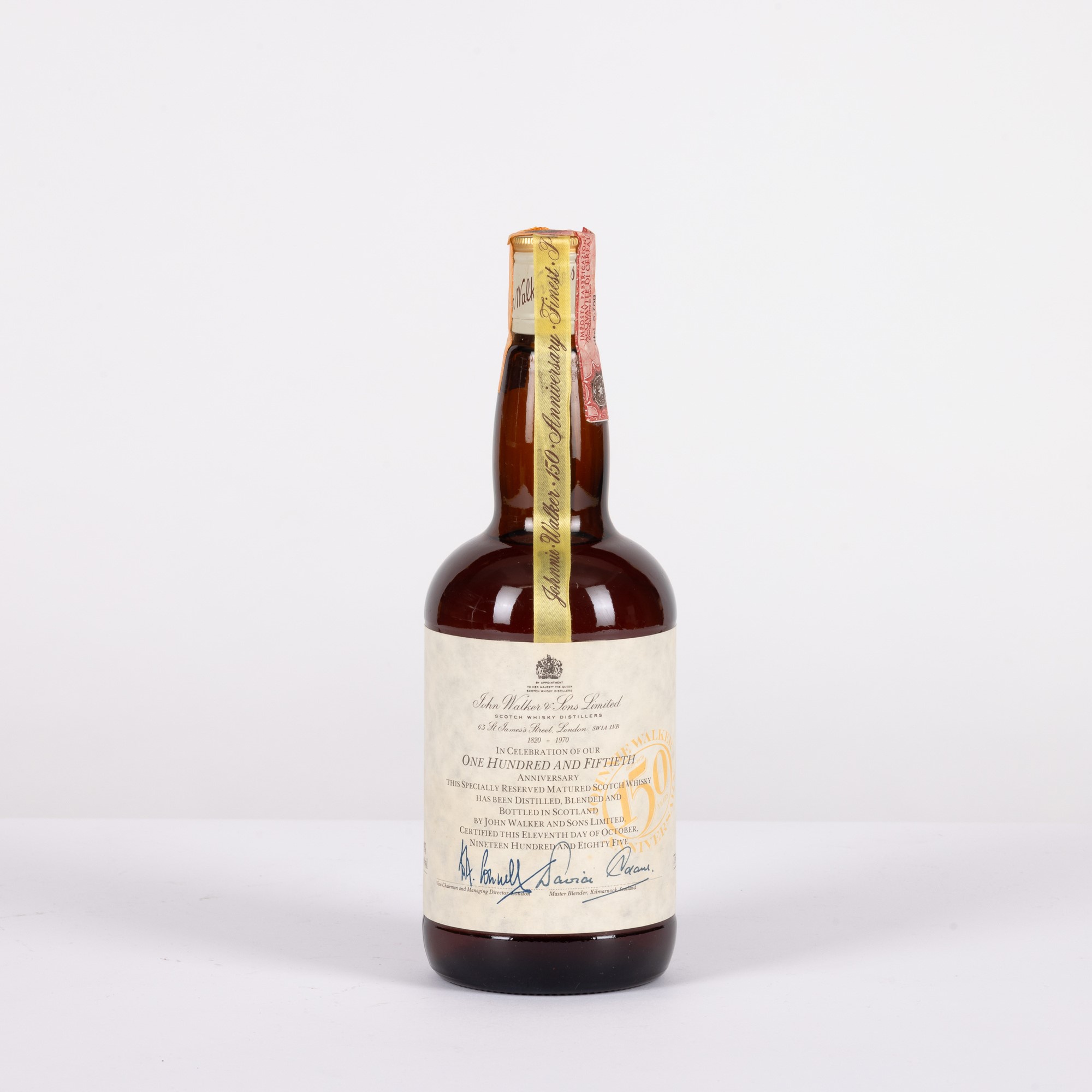 John Walker 150 Anniversary 1970, Scotch Whisky
