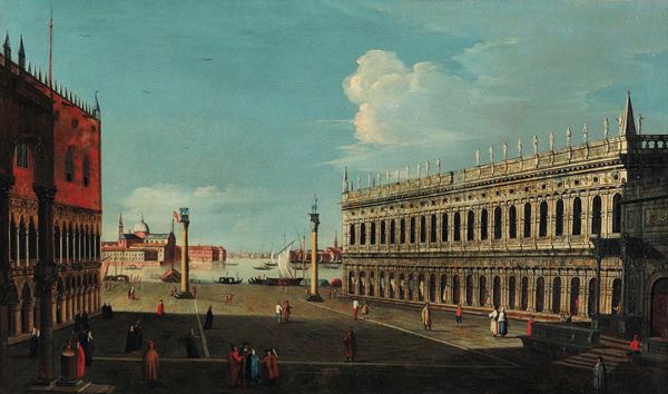 Francesco Tironi - Veduta di piazza San Marco a Venezia