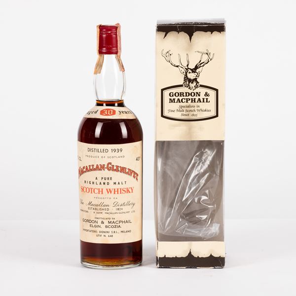 Macallan 1939 Gordon & MacPhail 30Y, Pure Malt Whisky