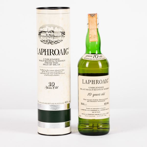 Laphroaig 10 Years, Unblended Islay Malt Whisky