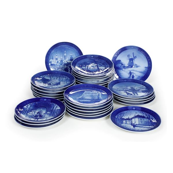 Grande collezione di piattini Copenaghen