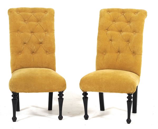 Coppia di sedie Luigi Filippo. XIX secolo