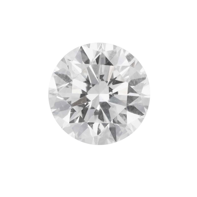 Brilliant-cut diamond weighing 3.43 carats, colour I, clarity VS1, fluorescence none. Gemmological Report R.A.G Torino n. DV26032  - Auction Fine Jewellery - Cambi Casa d'Aste