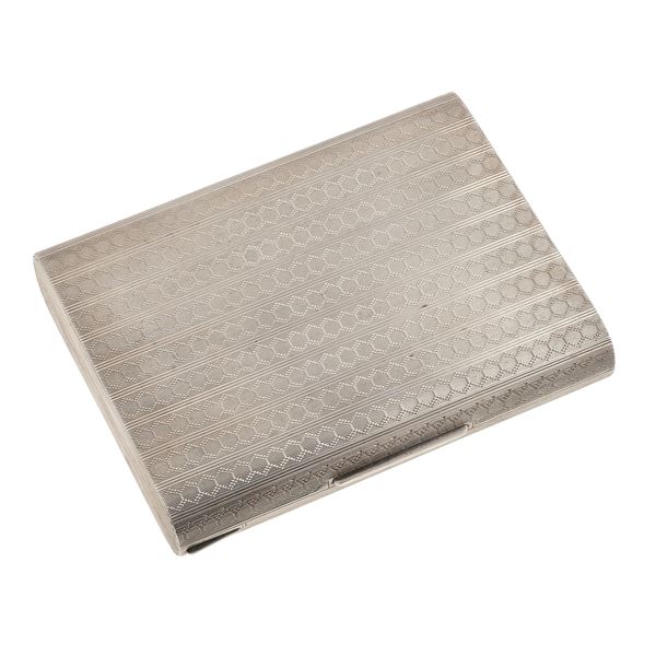 Silver vanity case