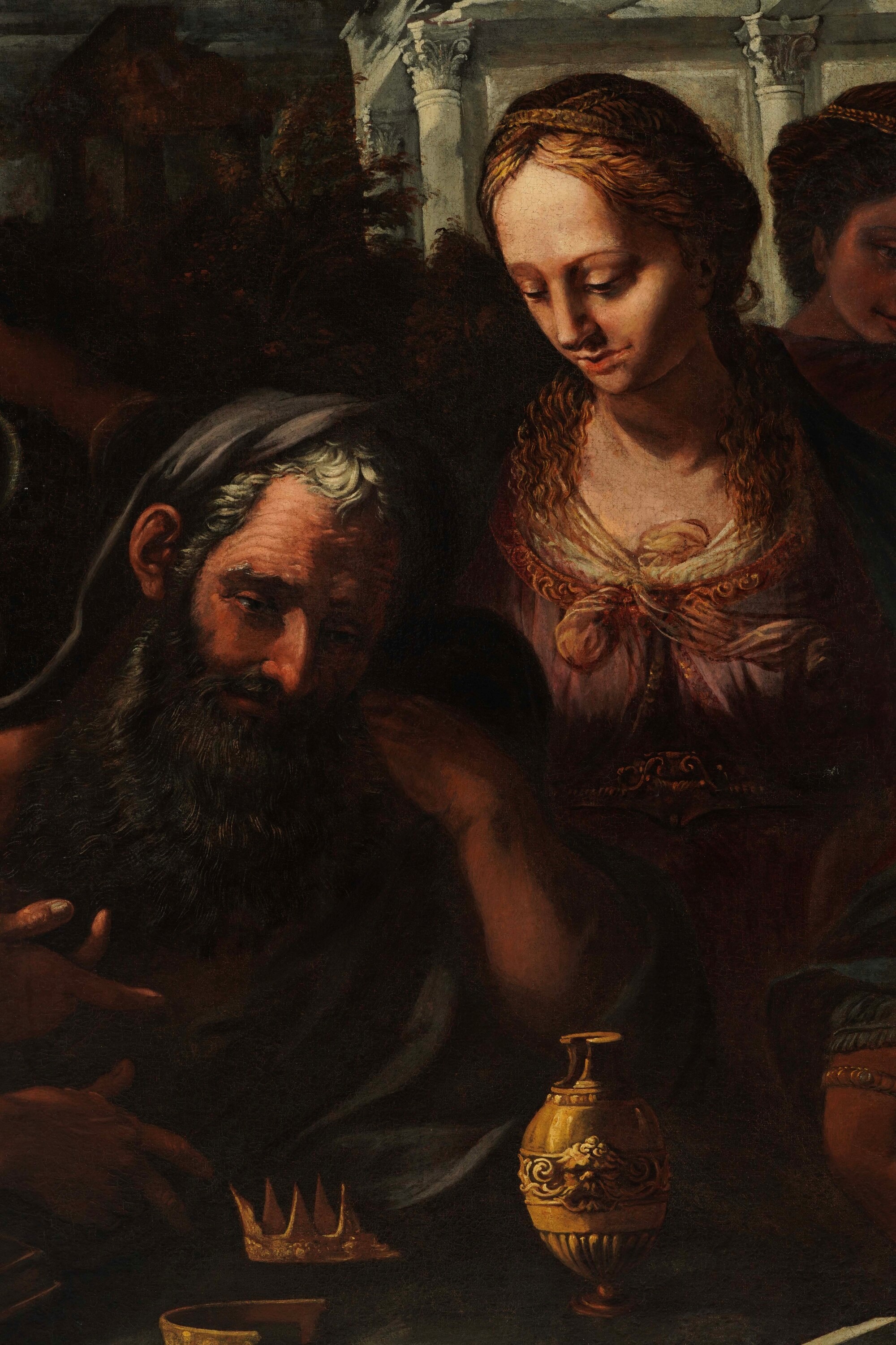 Pietro Paolini - Banchetto Musicale o La caducità del Potere Temporale, olio su tela