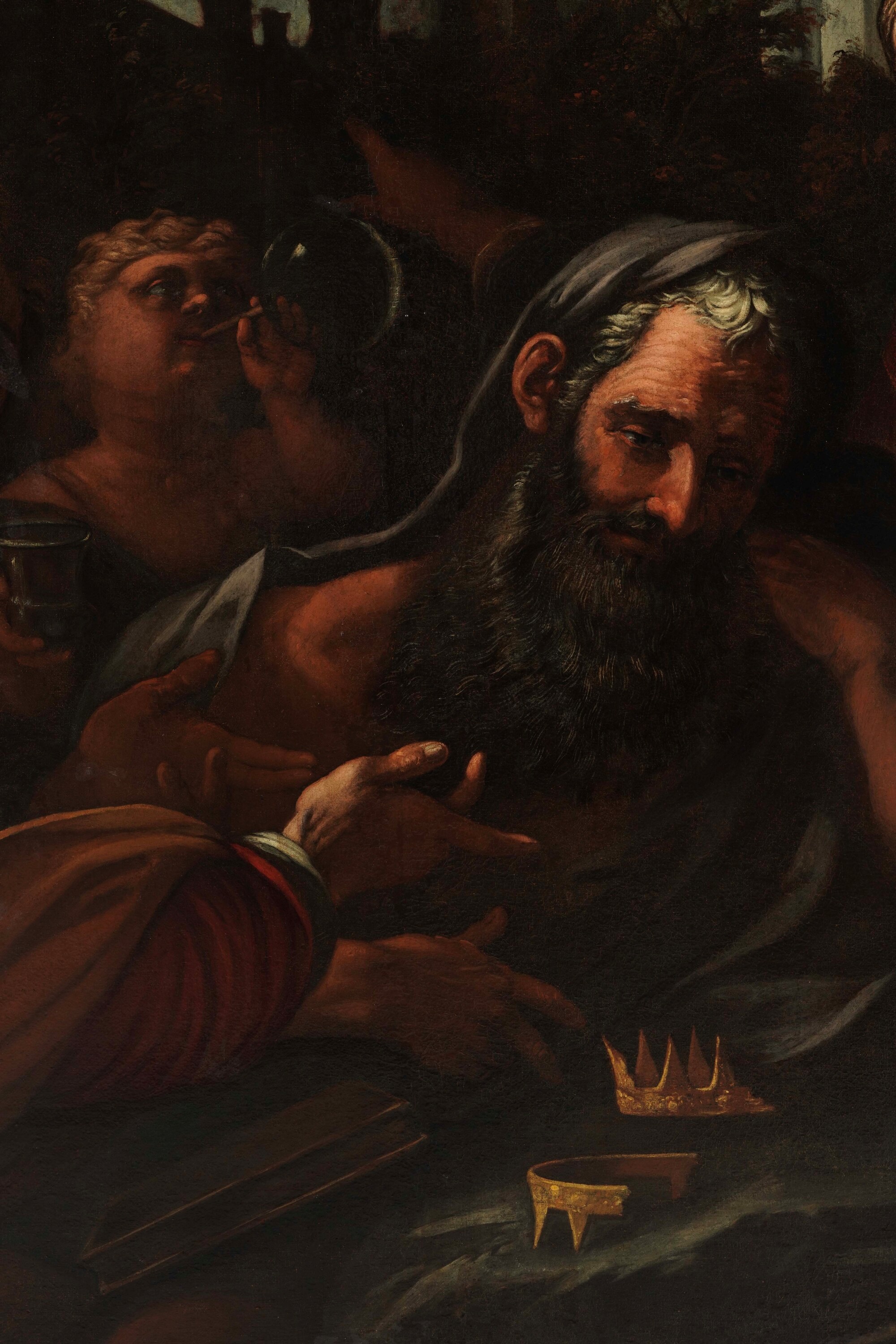 Pietro Paolini - Banchetto Musicale o La caducità del Potere Temporale, olio su tela