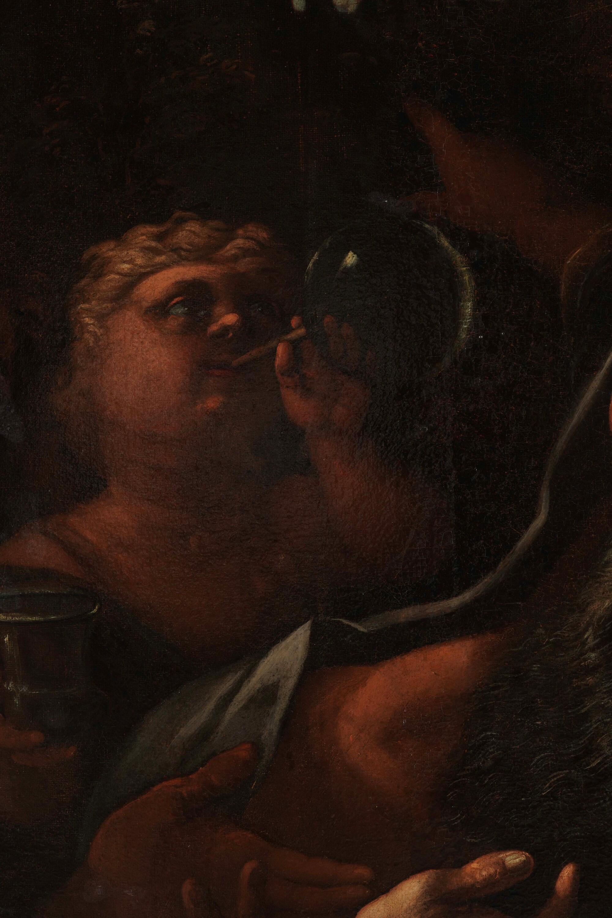 Pietro Paolini - Banchetto Musicale o La caducità del Potere Temporale, olio su tela