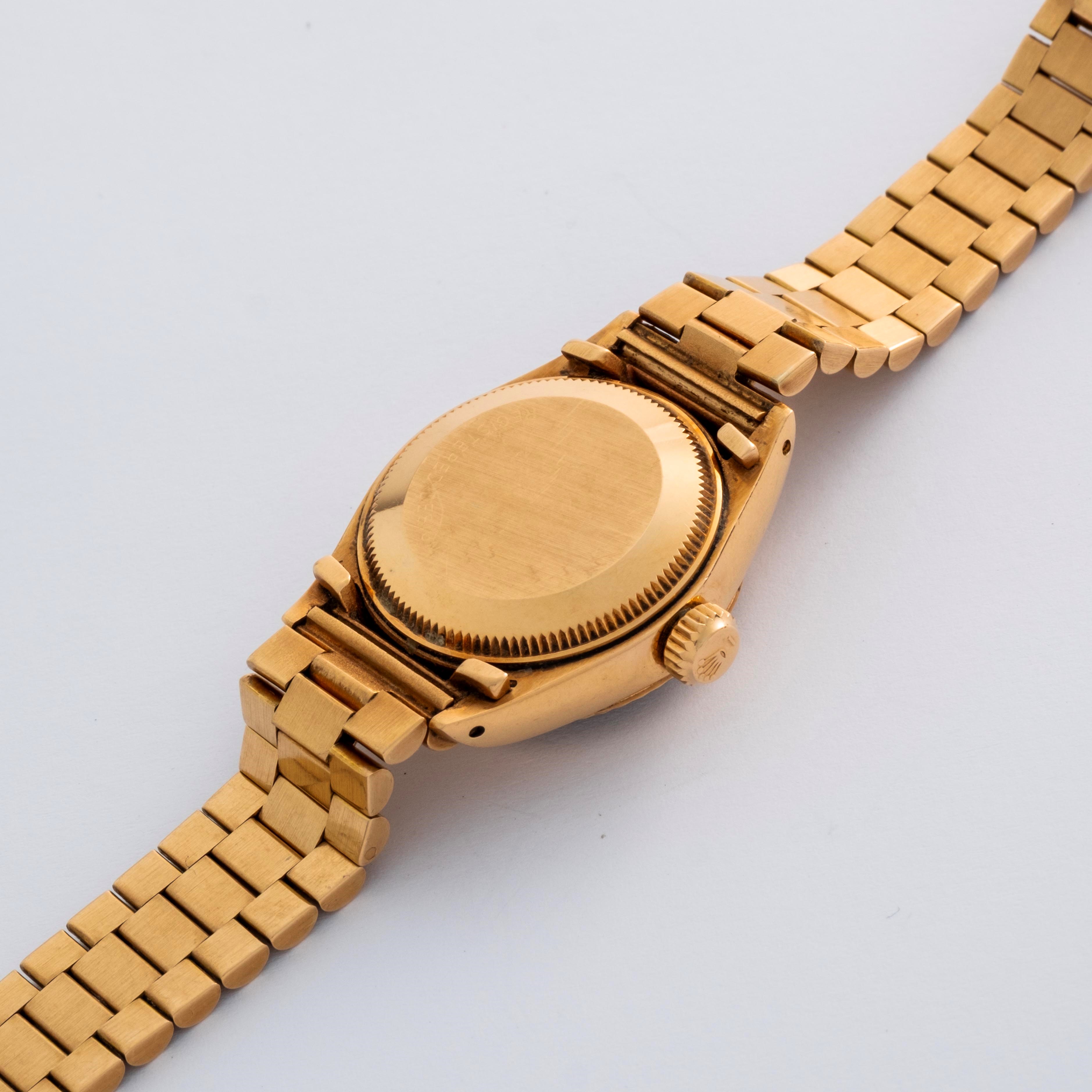 Rolex - Lady Datejust ref. 6917 in oro giallo 18k con quadrante in Lapislazzuli (circa 1975)