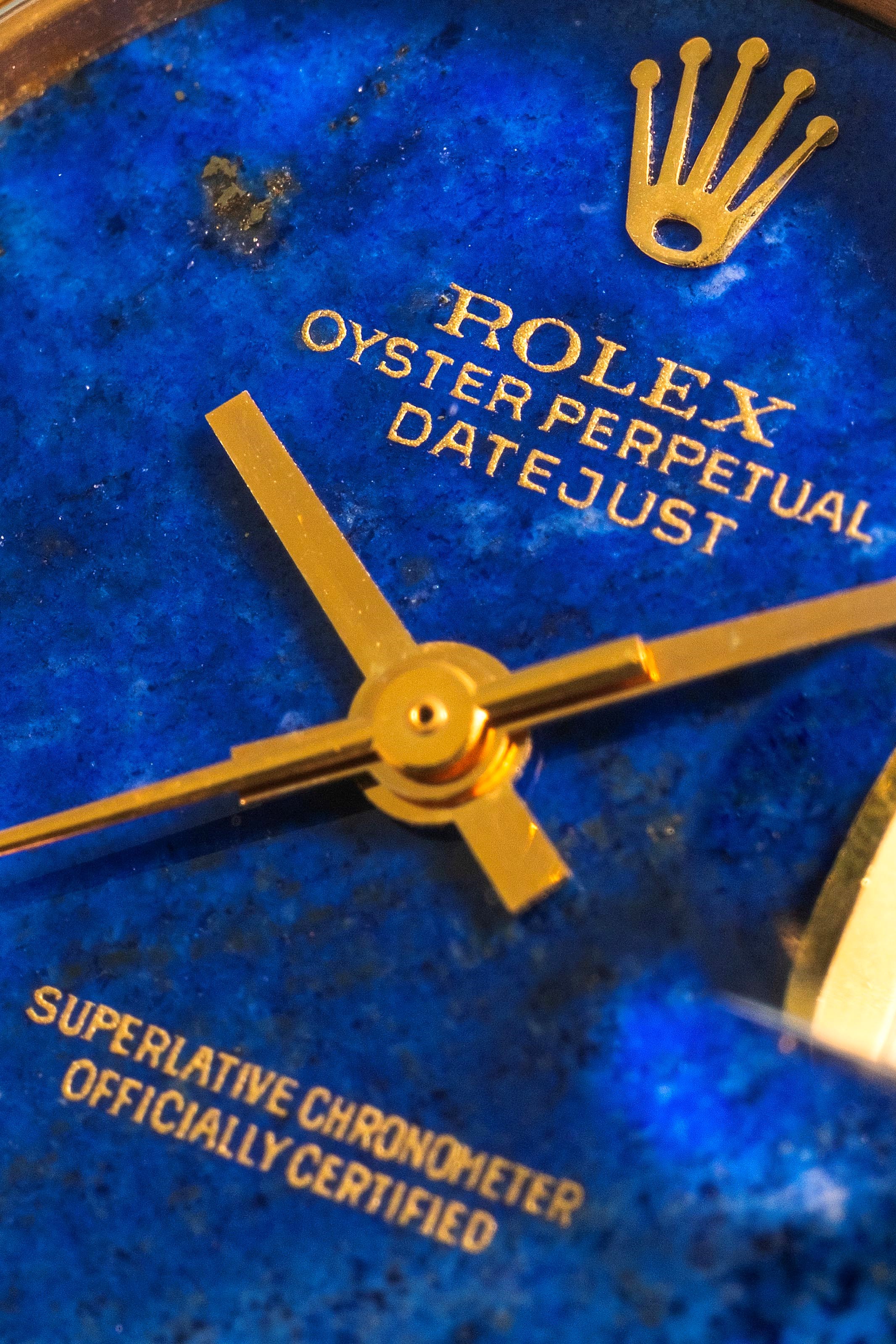 Rolex - Lady Datejust ref. 6917 in oro giallo 18k con quadrante in Lapislazzuli (circa 1975)