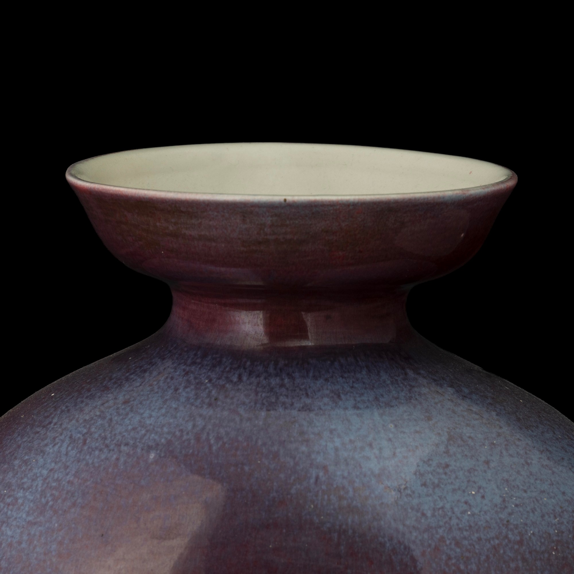 Giovanni Gariboldi - Vaso San Cristoforo per Richard Ginori, terraglia con smalto a lustro spruzz...