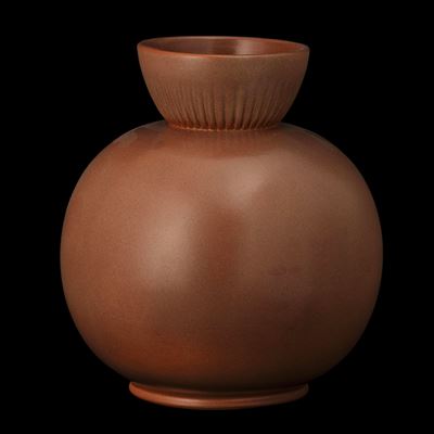 Vaso San Cristoforo (Milano, 1945 ca.) in terraglia a colaggio