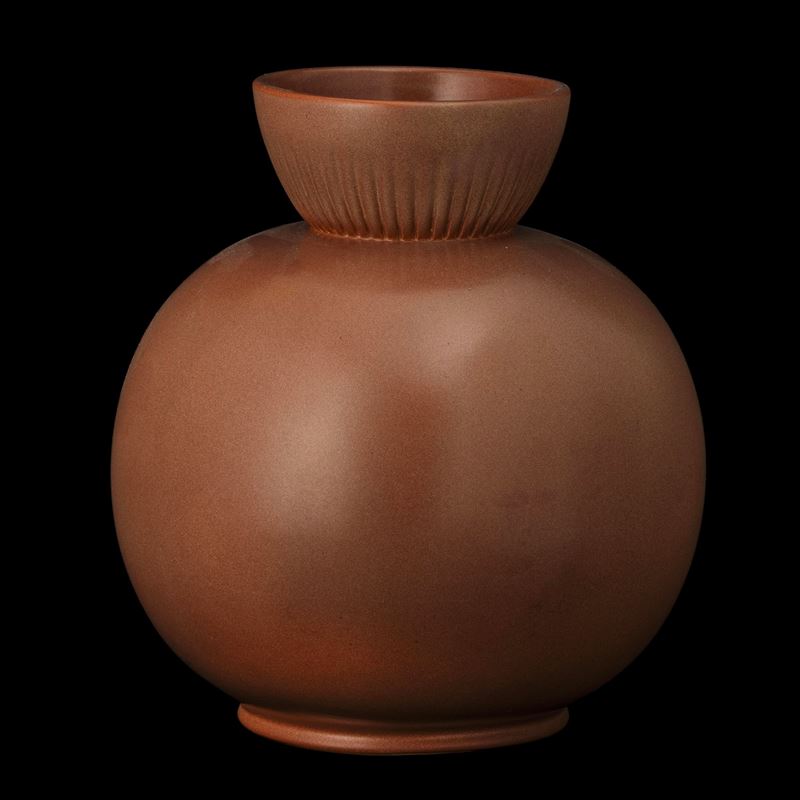 Giovanni Gariboldi - Vaso San Cristoforo (Milano, 1945 ca.) in terraglia a colaggio