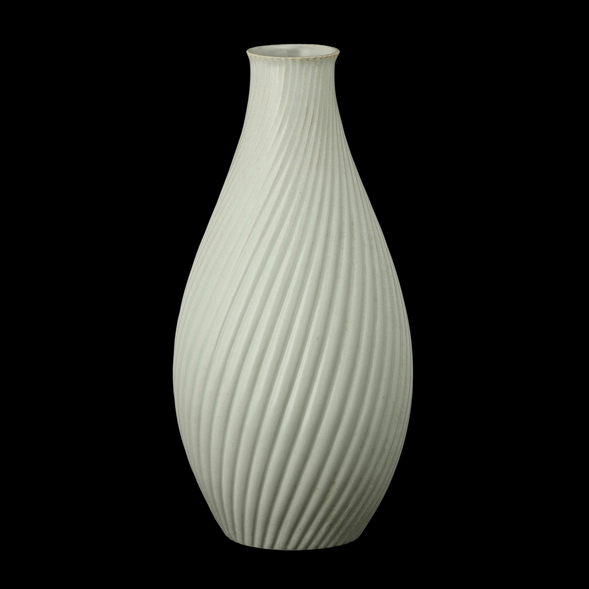 Giovanni Gariboldi - Vaso a balaustro in porcellana a smalto celadon