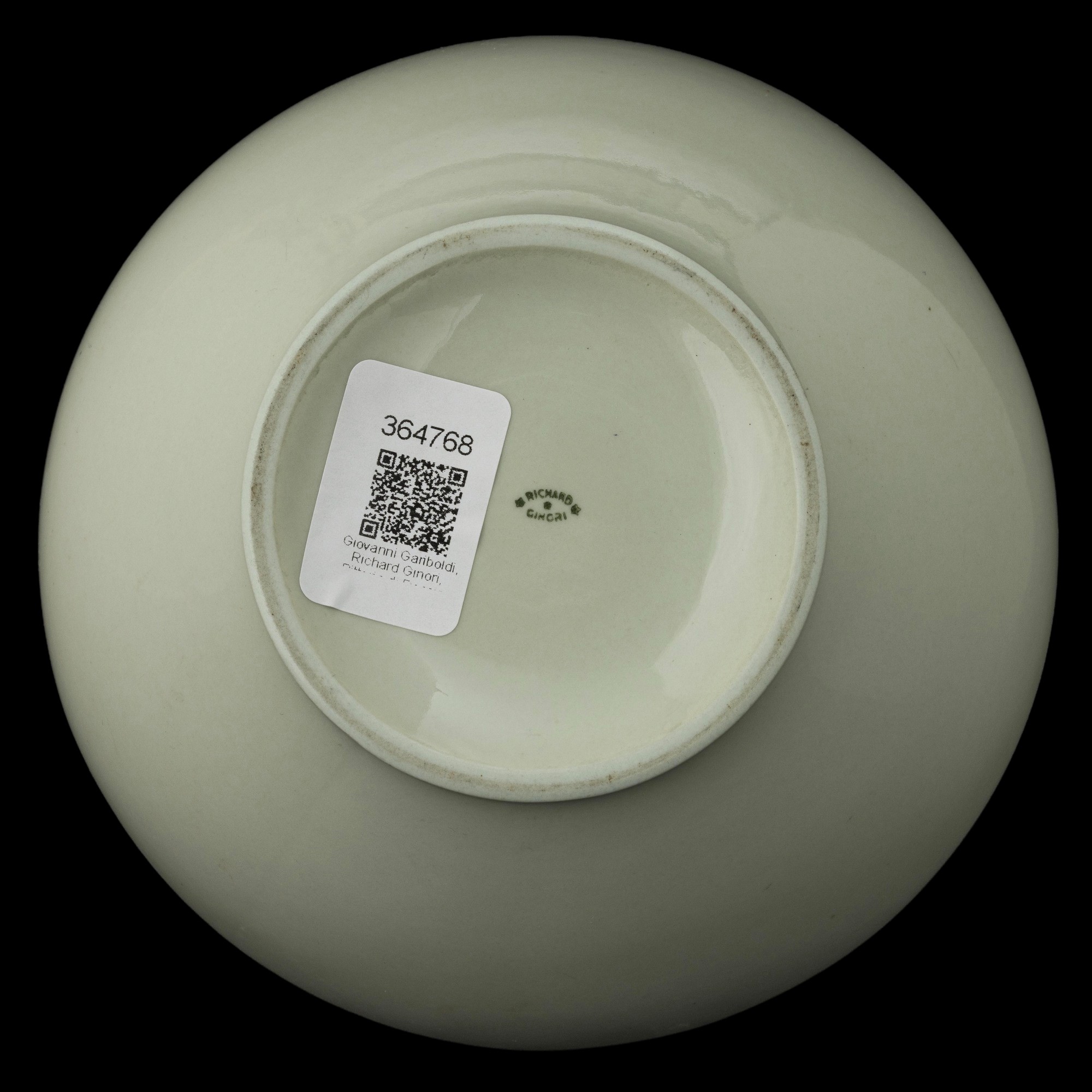 Giovanni Gariboldi - Pittoria di Doccia, Vaso globulare in porcellana a smalto celadon (ca. 1940)