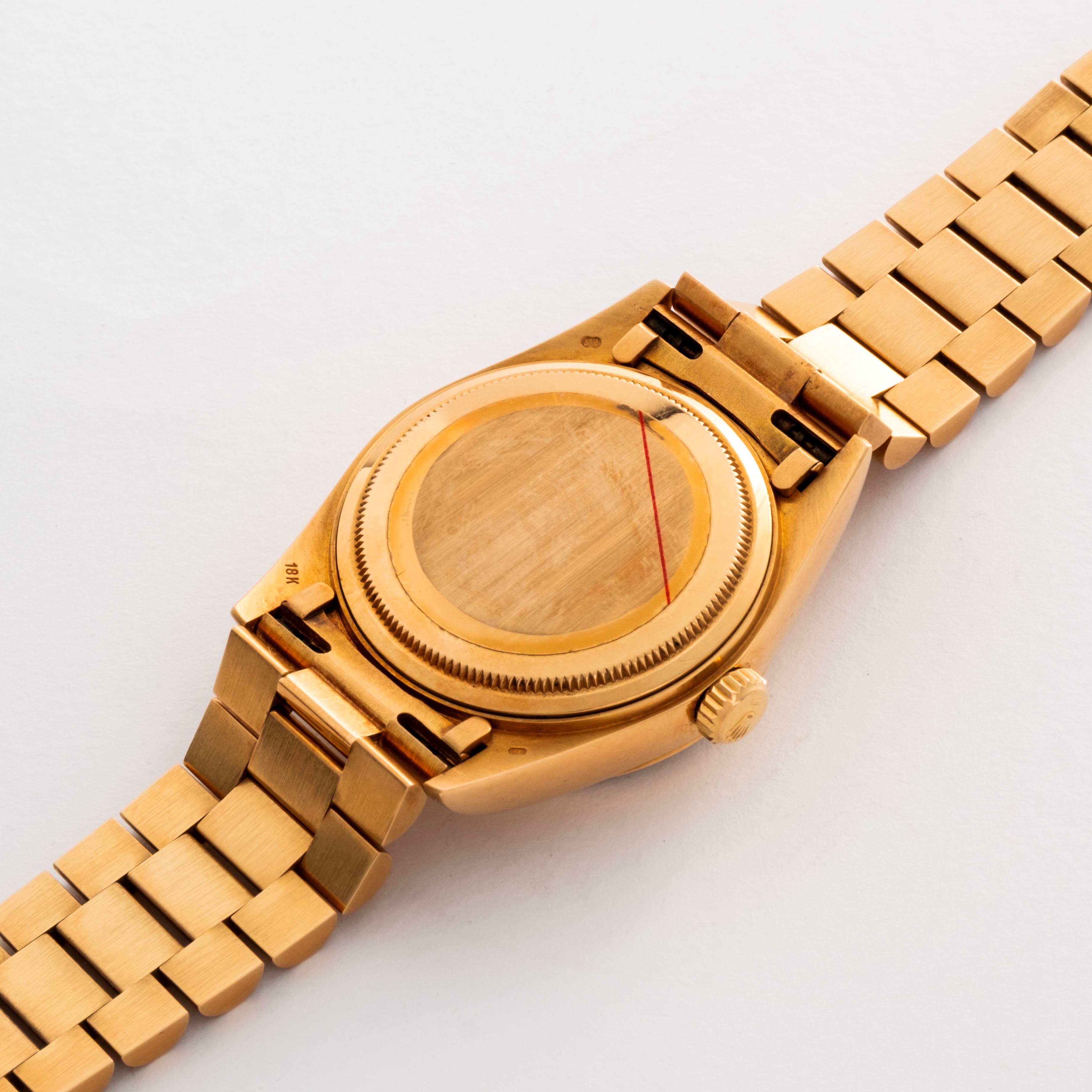 Rolex - Day-Date President ref. 18038 in oro giallo 18k con quadrante champagne (circa 1984)