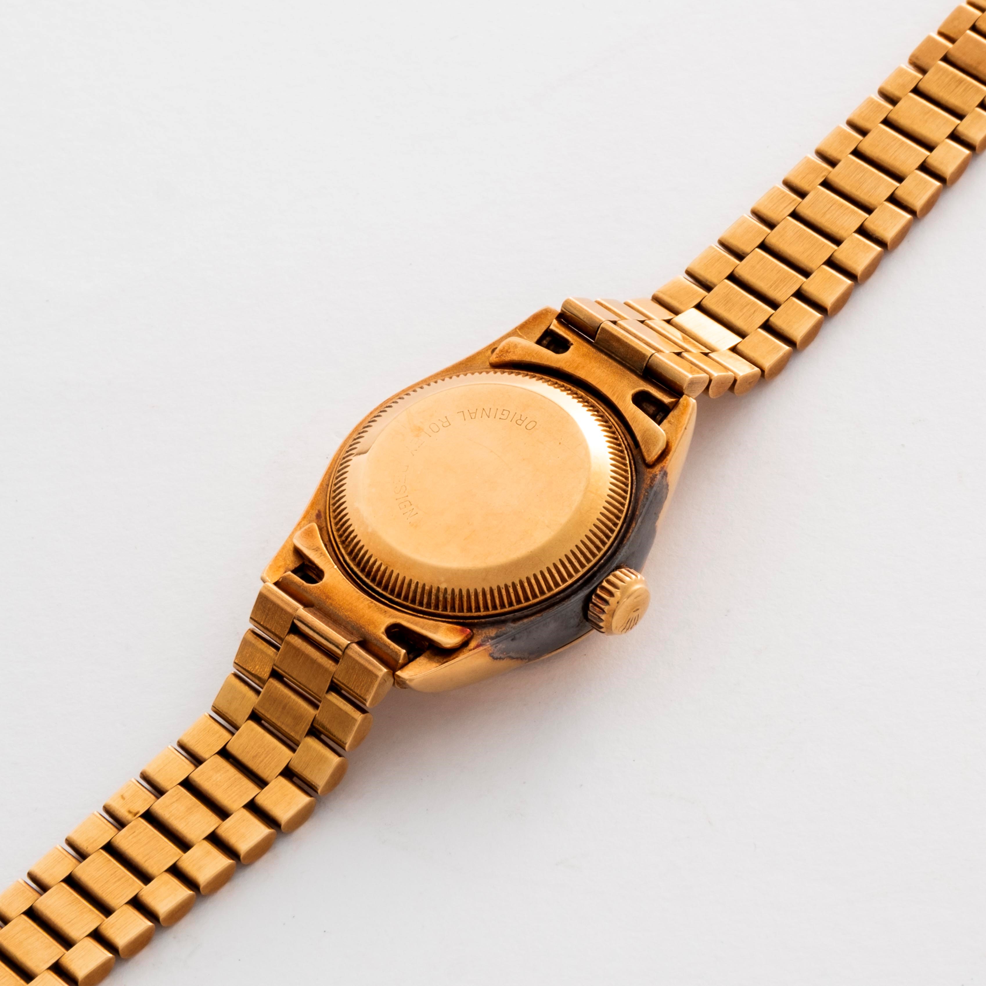 Rolex - Lady Datejust ref. 69178 in oro giallo 18k, quadrante champagne (circa 1984)