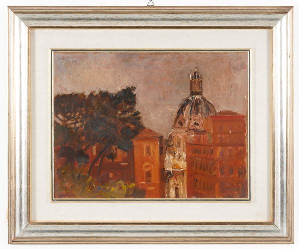 Veduta con la Chiesa del Santissimo Nome di Maria