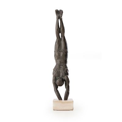 Marcel Bouraine, Tuffatore, scultura in bronzo