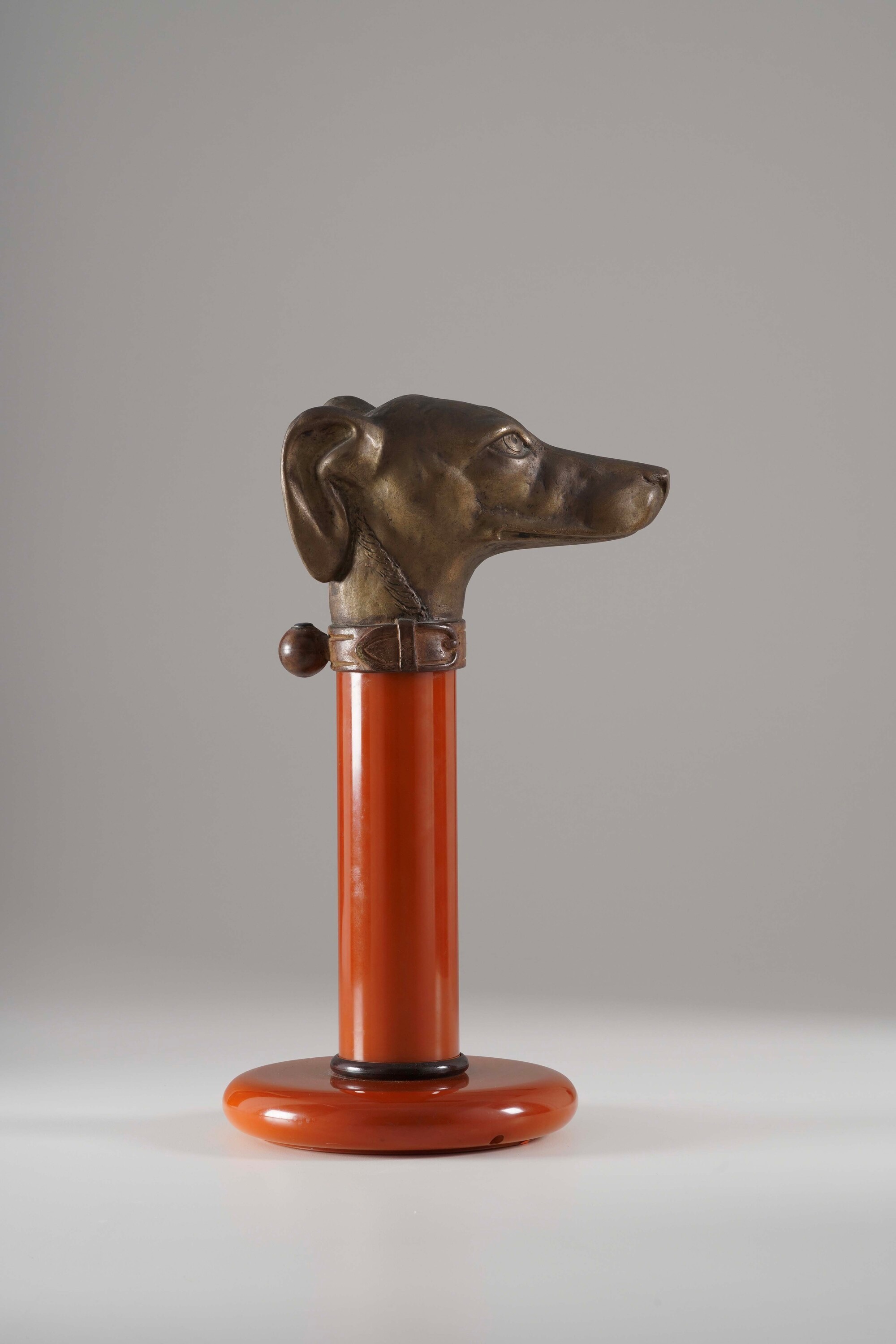 Scultura in bronzo, Testa di levriero