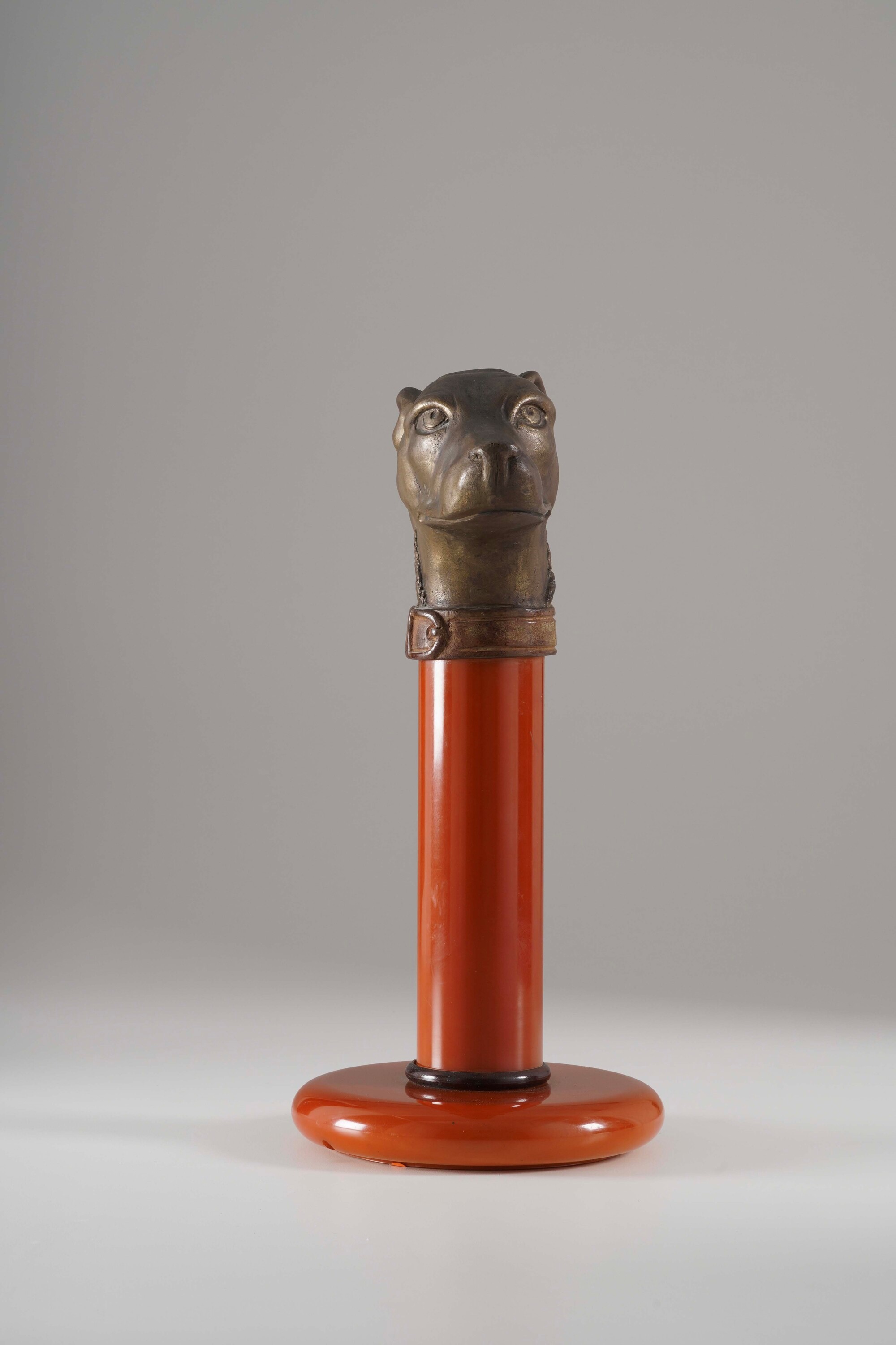Scultura in bronzo, Testa di levriero