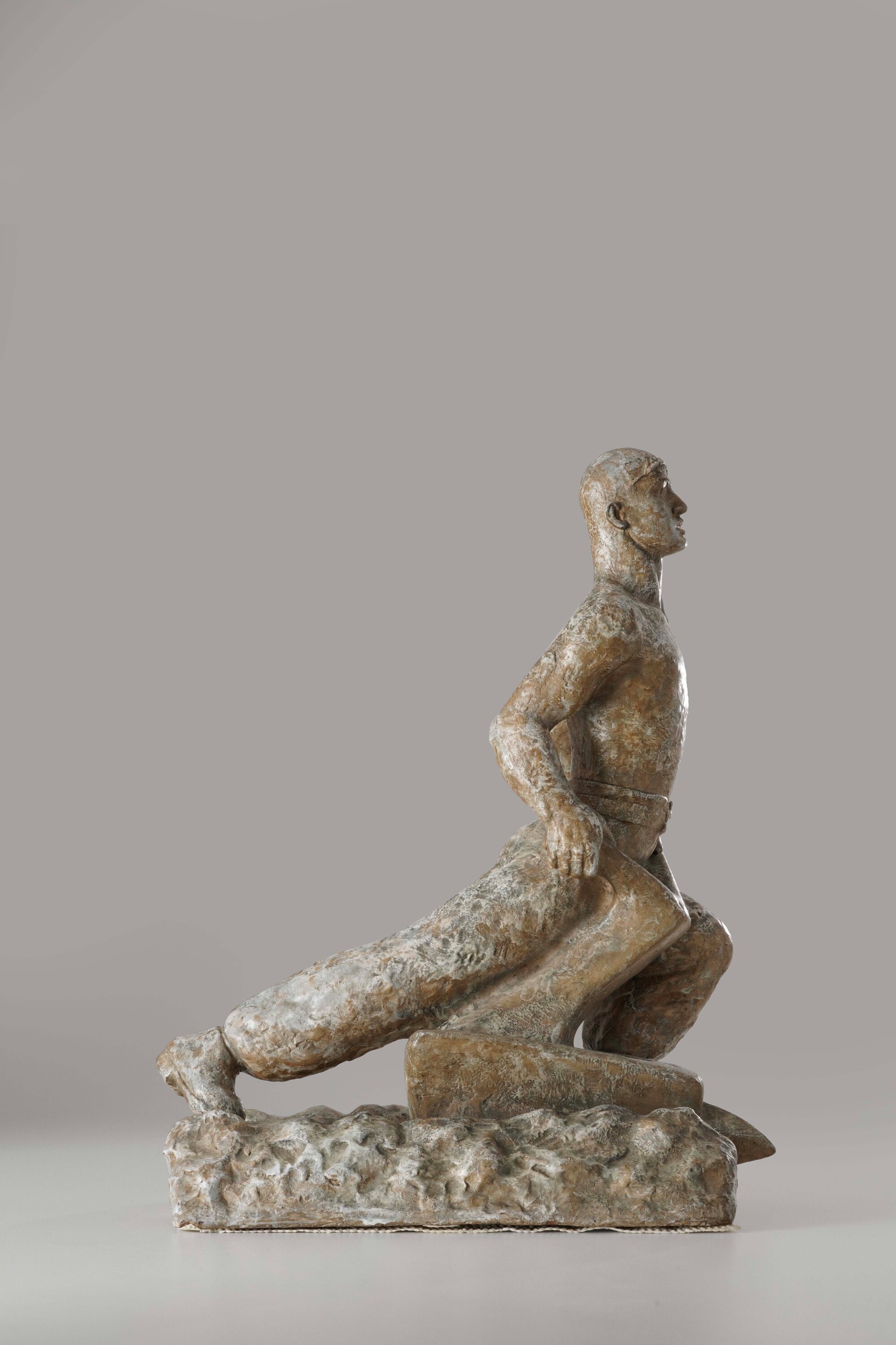 Giuntini, L’aratore, ceramica smaltata
