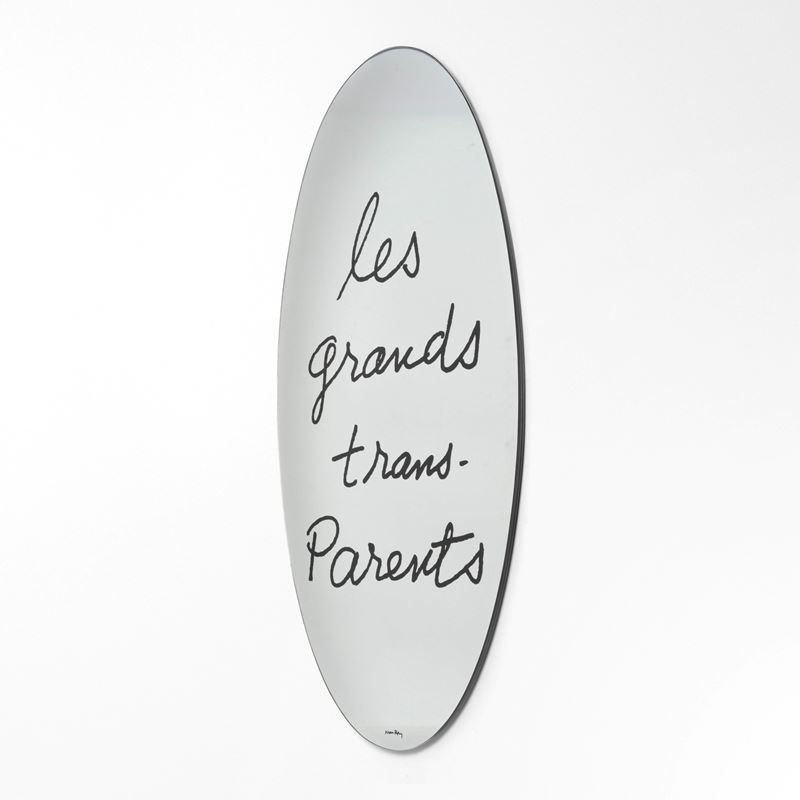 Man Ray : Specchiera mod. Les grands trans-Parents   - Asta Design Lab - Cambi Casa d'Aste