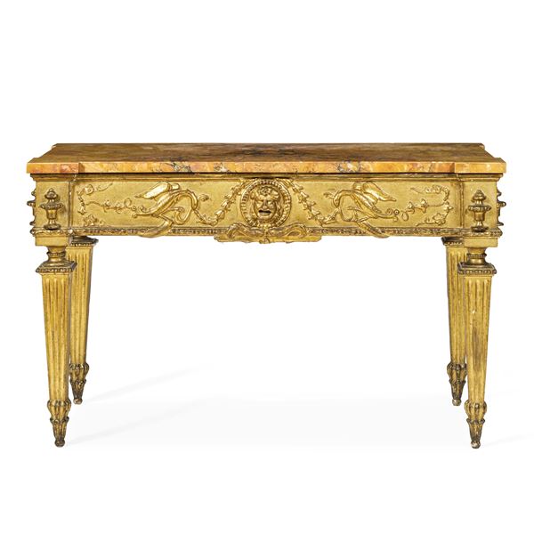 Console neoclassica. Roma fine XVIII secolo