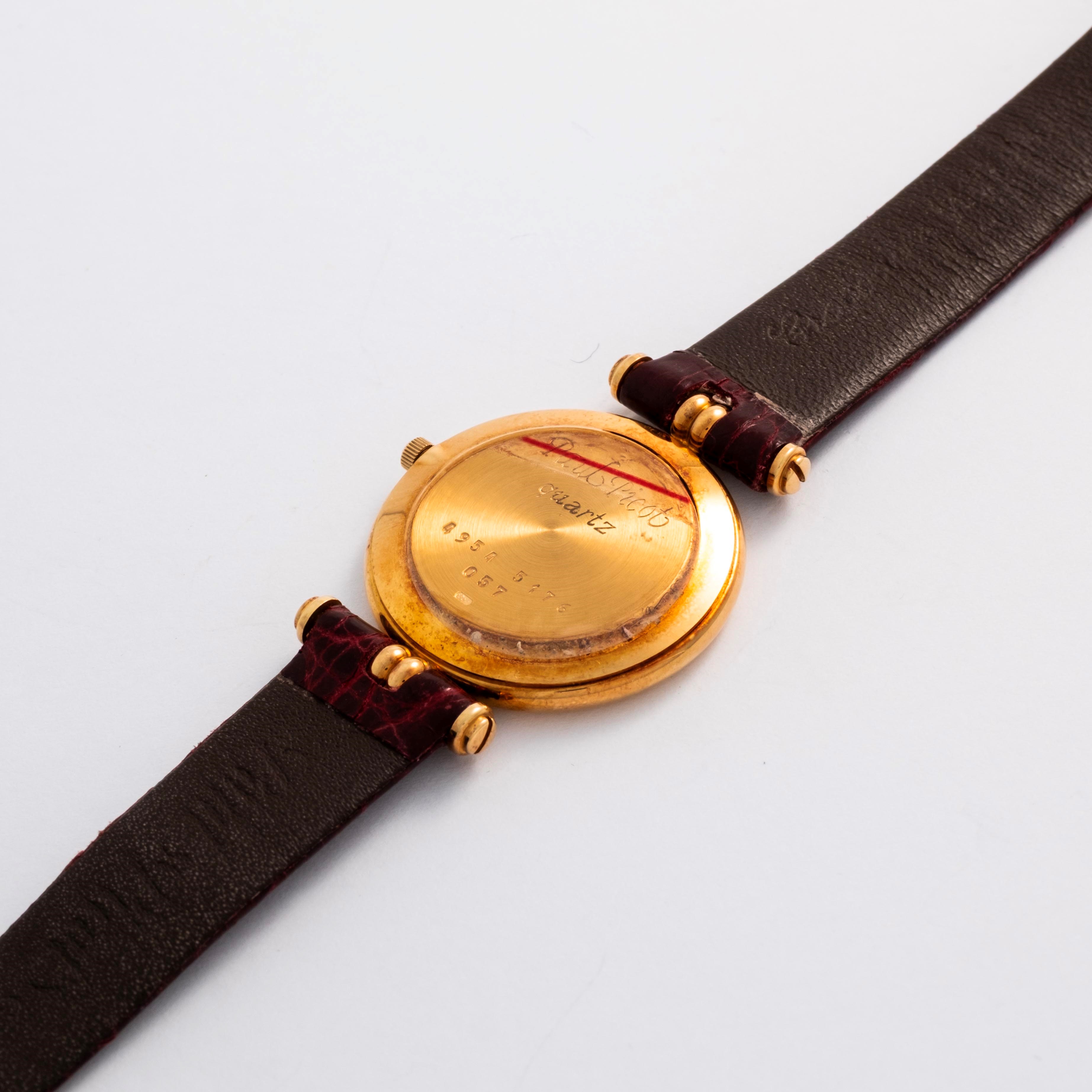 Paul Picot - Solo tempo in oro giallo 18k con quadrante bianco e numeri romani