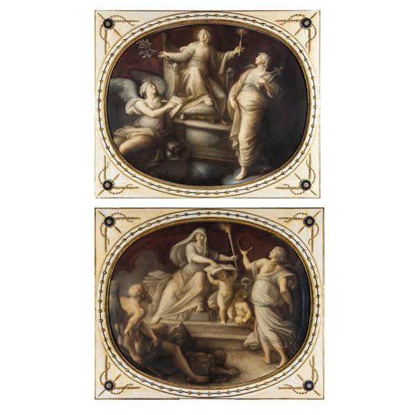 Artista romano del XVIII secolo Allegorie della Sapienza